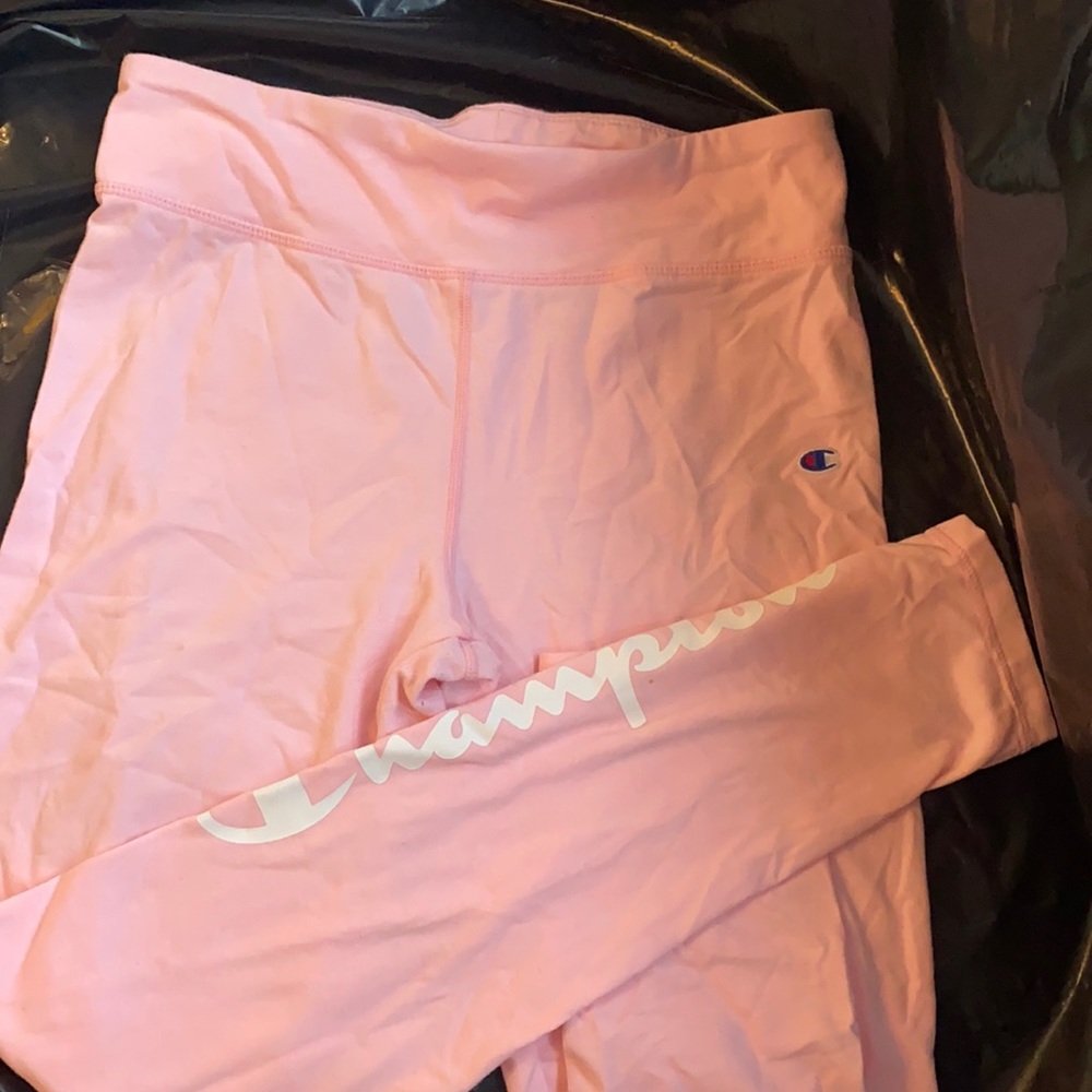 Champion Baby pink Athletic Wear leggings